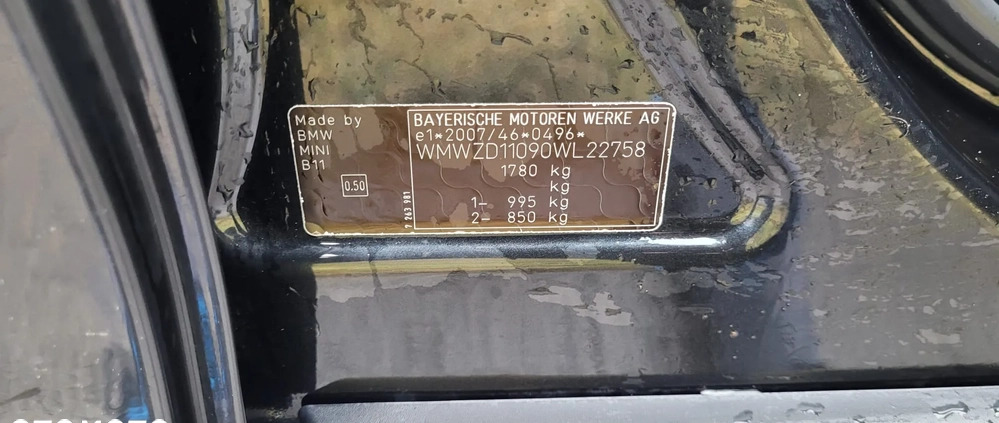 MINI ONE cena 28500 przebieg: 159700, rok produkcji 2011 z Rzeszów małe 211